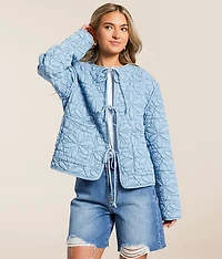 Quilted Chambray Jacket