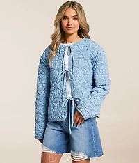 Quilted Chambray Jacket