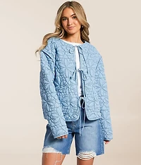 Quilted Chambray Jacket