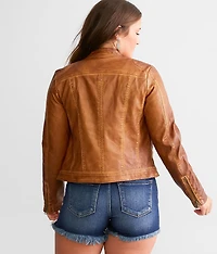 Faux Leather Jacket