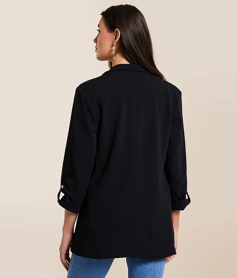 Knit Flyaway Blazer
