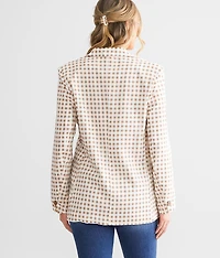 Gingham Blazer