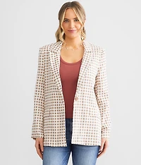 Gingham Blazer