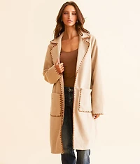 Whipstitch Trench Coat