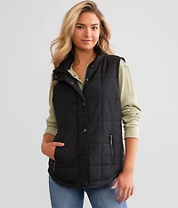 Quilted Mock Neck Vest