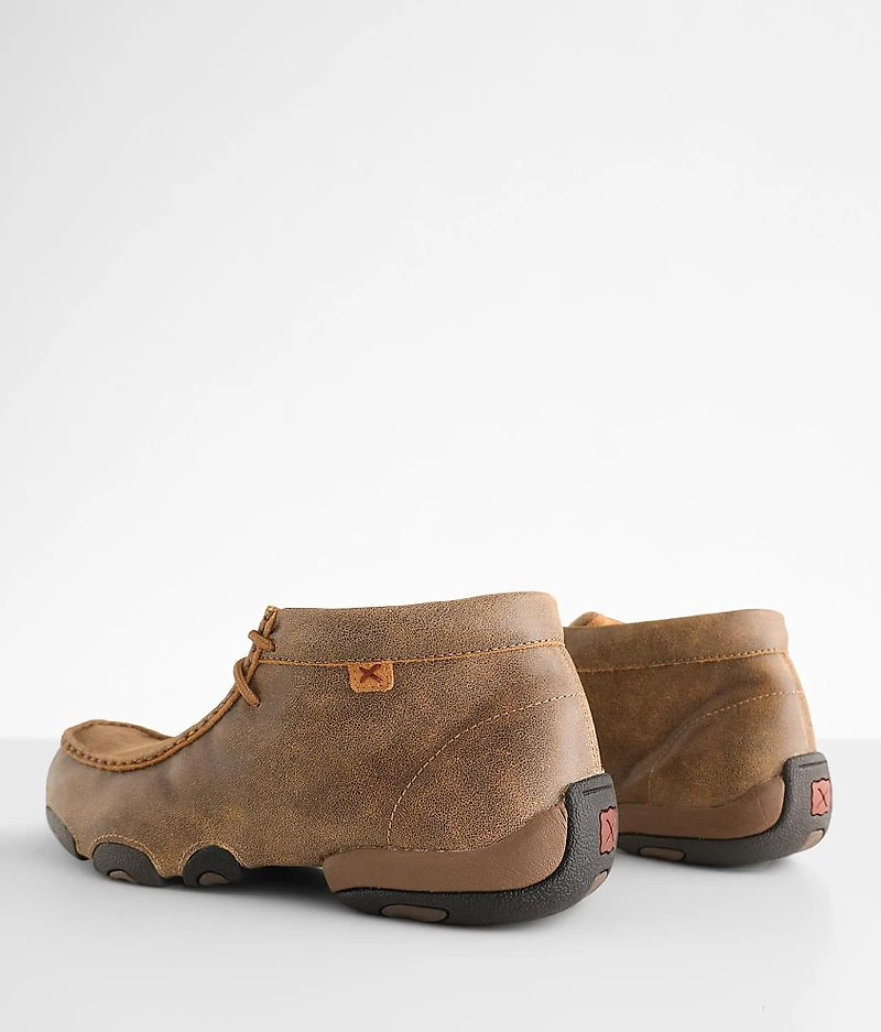 Chukka Driving Leather Moccasin