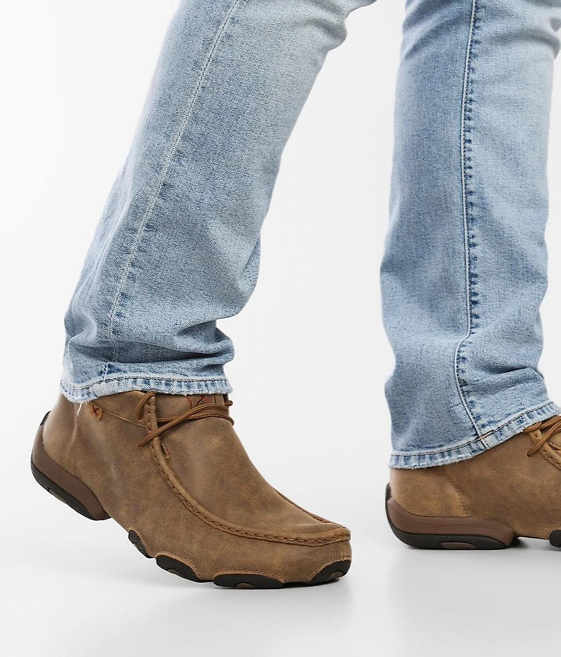 Chukka Driving Leather Moccasin