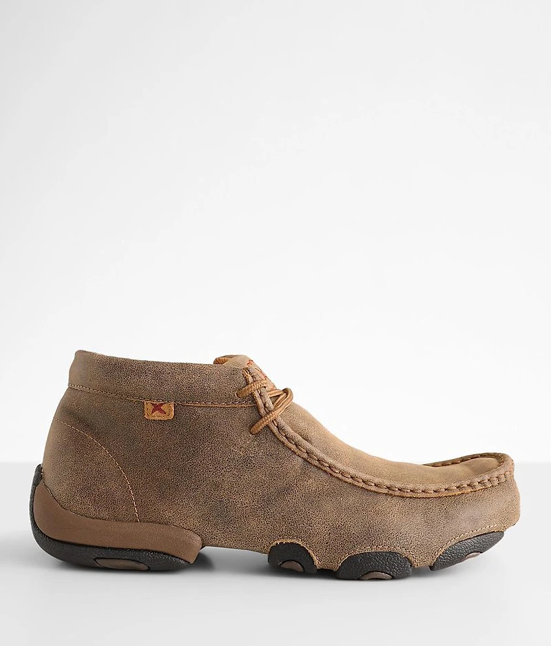 Chukka Driving Leather Moccasin