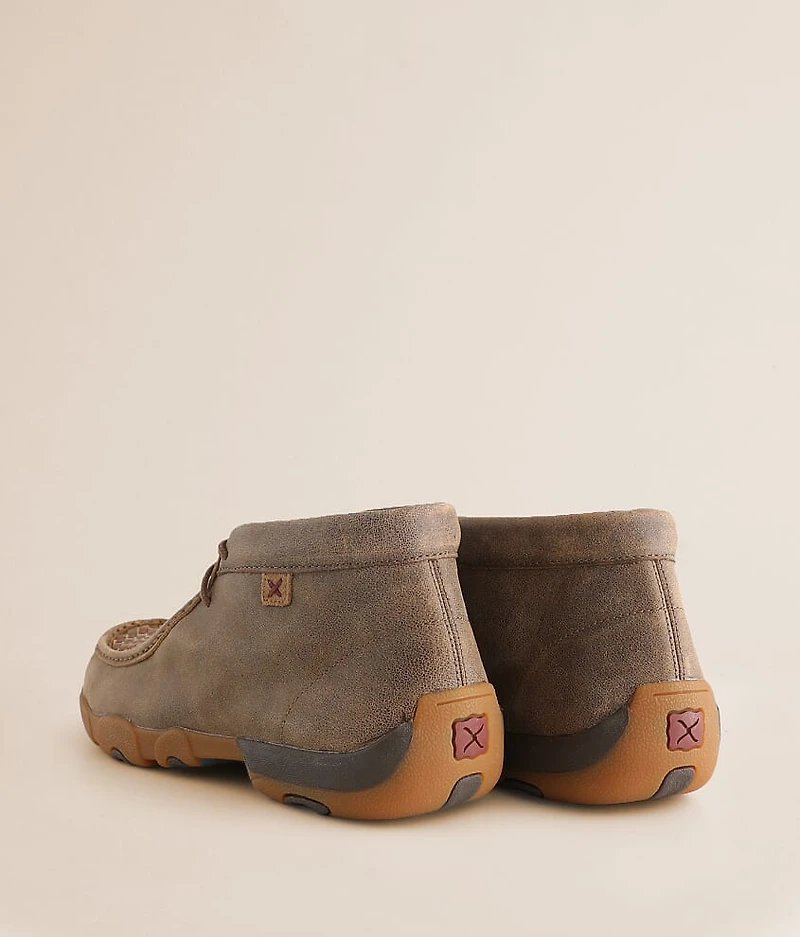 Chukka Driving Leather Moccasin