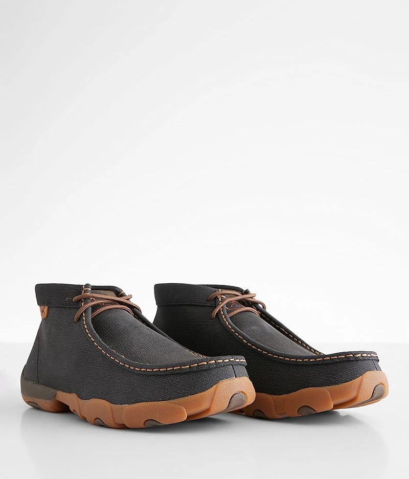 Chukka Driving Leather Moccasin