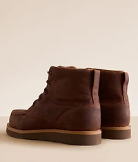 Work Wedge Sole Leather Boot