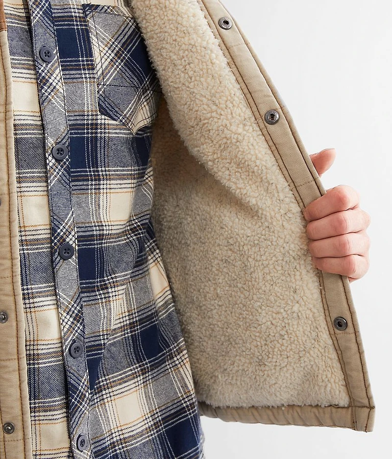 Color Block Canvas Vest