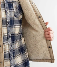 Color Block Canvas Vest