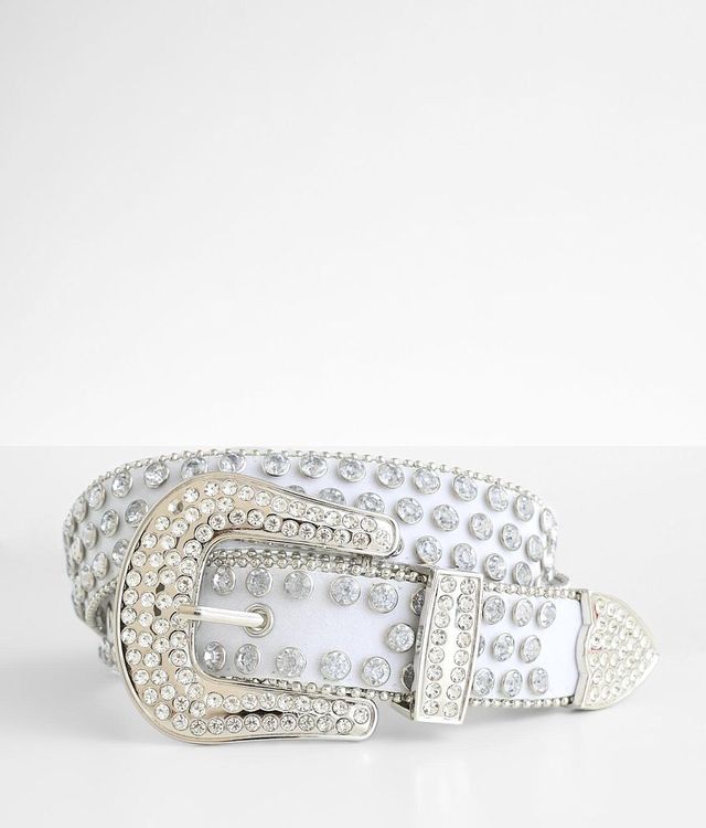 Industrial Indigo Rhinestone Belt