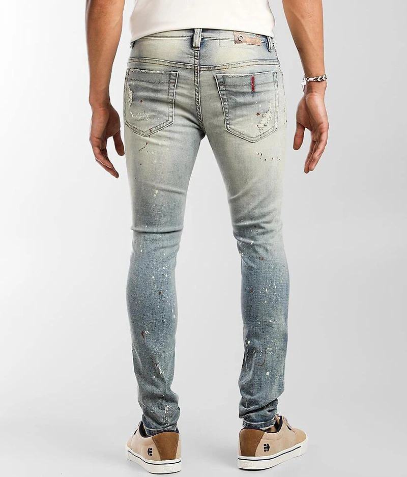 Paint Splatter Skinny Jean