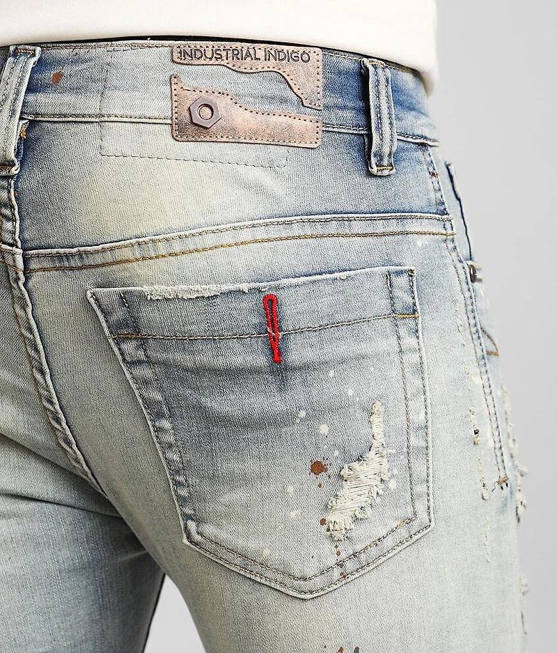 Paint Splatter Skinny Jean
