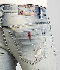 Paint Splatter Skinny Jean