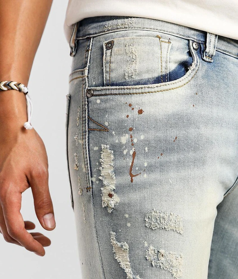 Paint Splatter Skinny Jean