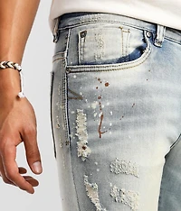 Paint Splatter Skinny Jean