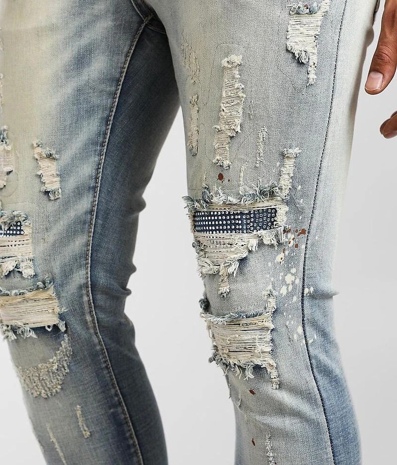 Paint Splatter Skinny Jean