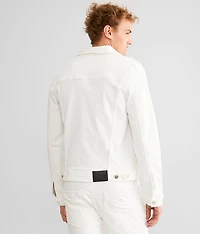 Destructed Denim Stretch Jacket