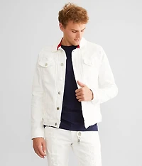 Destructed Denim Stretch Jacket