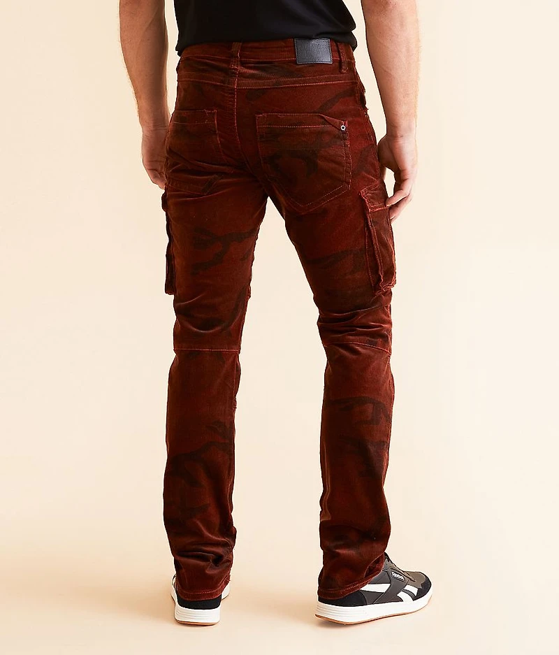 Slim Straight Camo Corduroy Stretch Jean