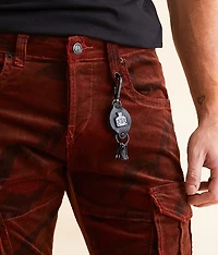 Slim Straight Camo Corduroy Stretch Jean