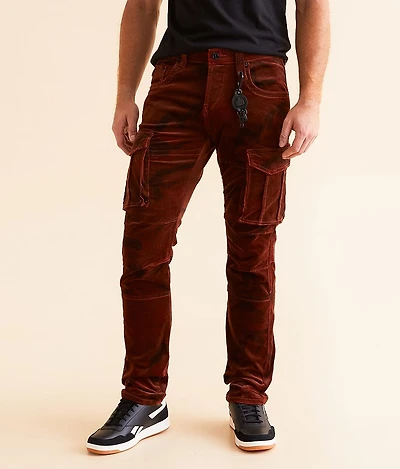 Slim Straight Camo Corduroy Stretch Jean