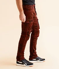Slim Straight Camo Corduroy Stretch Jean