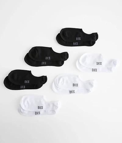 6 Pack No Show Performance Socks