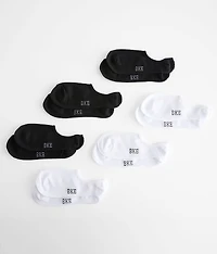 6 Pack No Show Performance Socks
