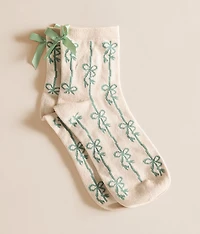 Bow Striped Socks