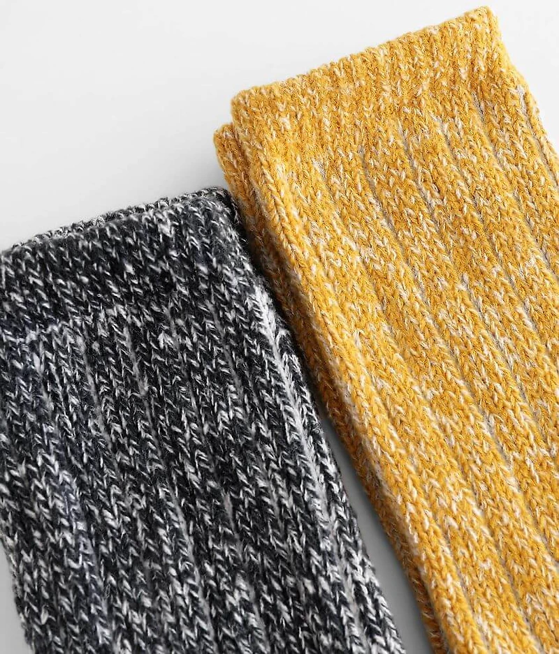 2 Pack Sweater Knit Socks