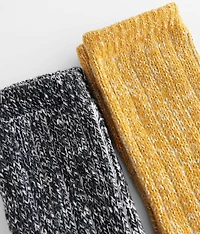 2 Pack Sweater Knit Socks