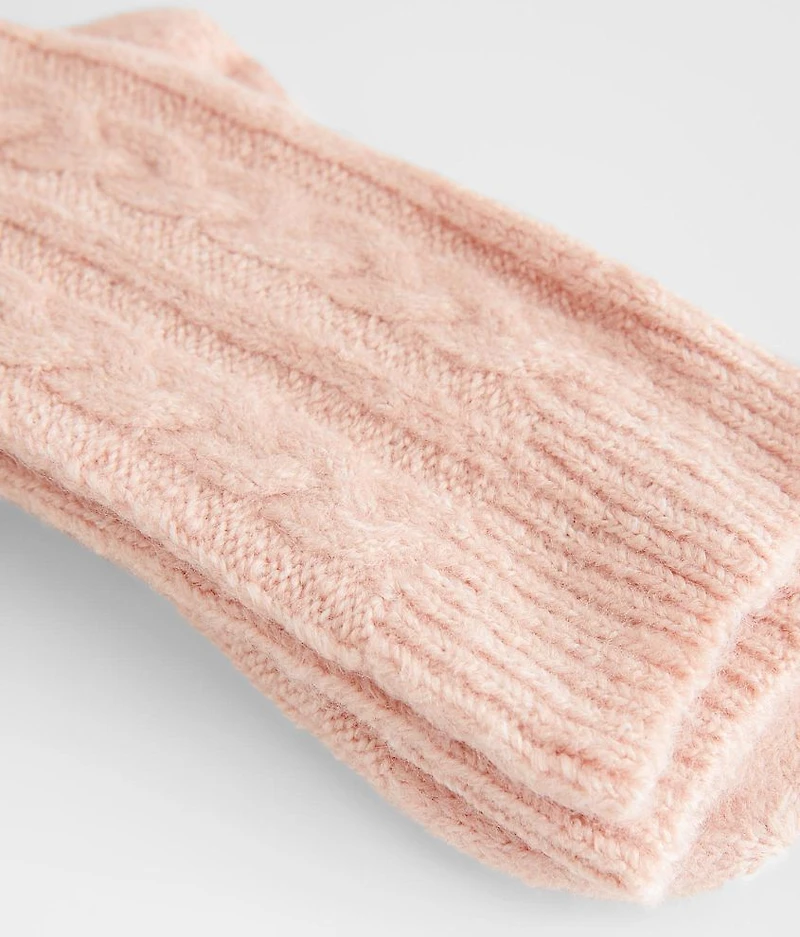 Cable Knit Boot Socks