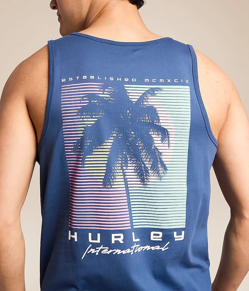 Midnight Palm Tank Top