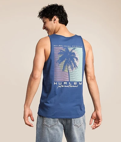 Midnight Palm Tank Top
