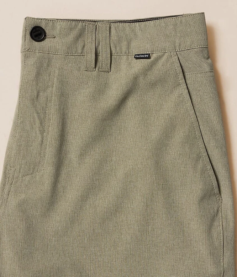 Phantom Microcheck Hybrid Stretch Short