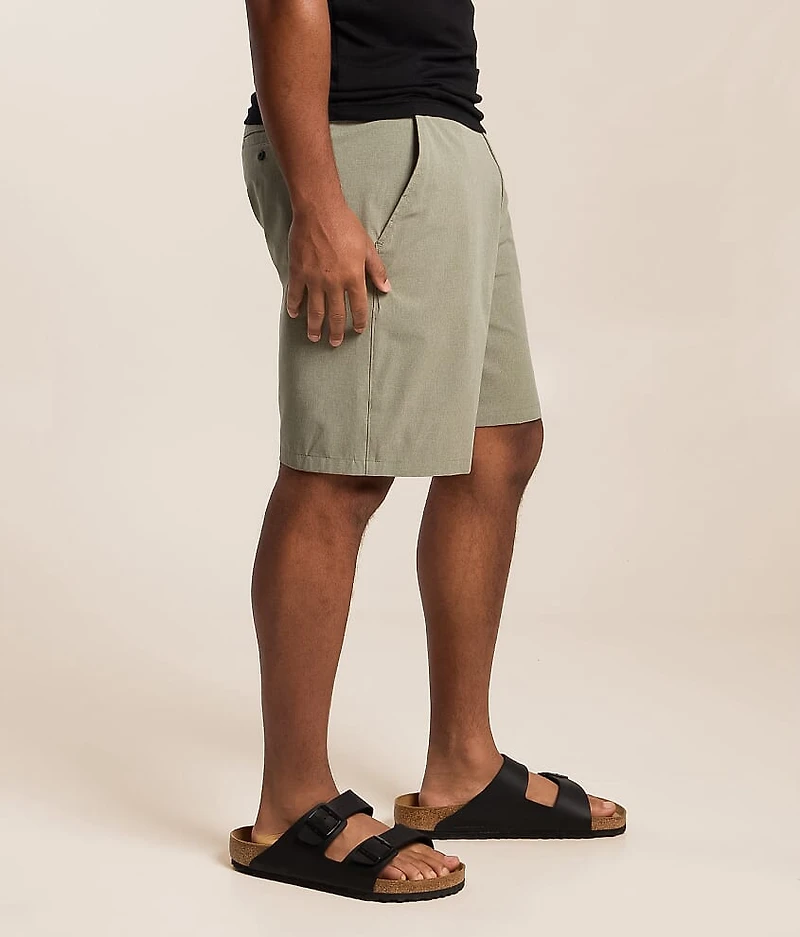 Phantom Microcheck Hybrid Stretch Short