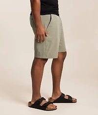 Phantom Microcheck Hybrid Stretch Short