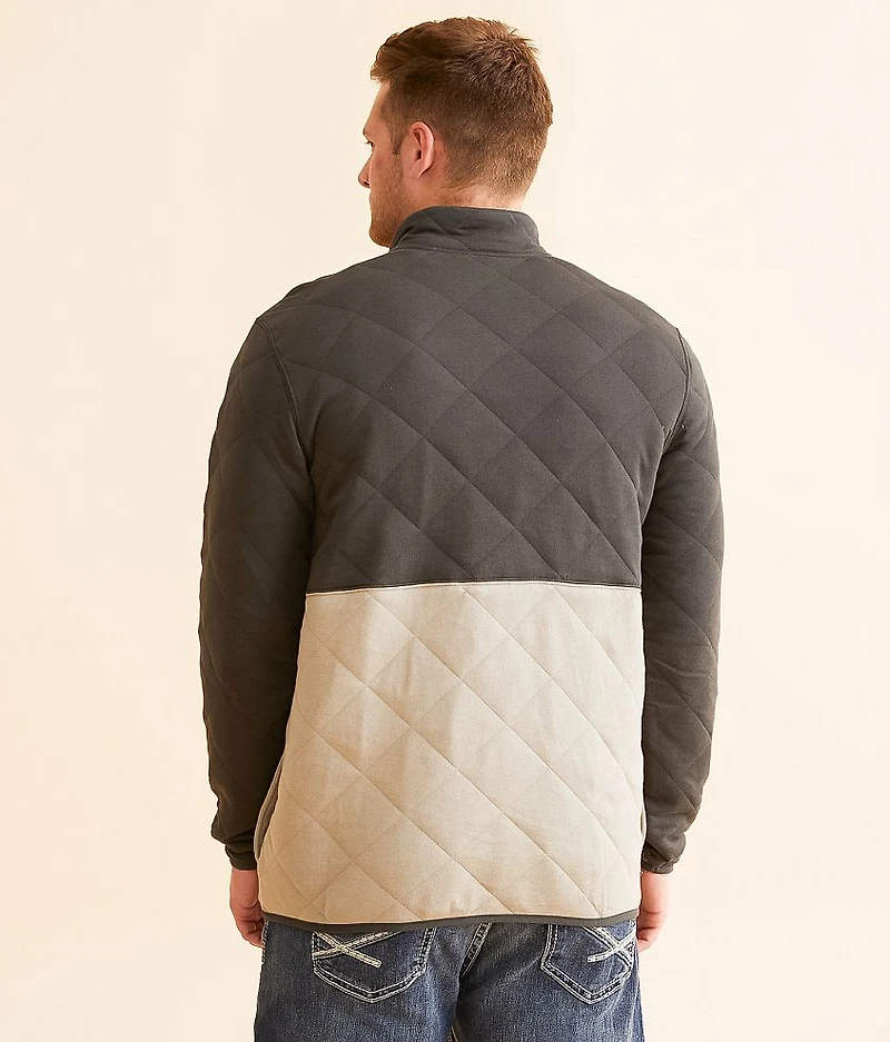 Quilted Quarter Snap Pullover