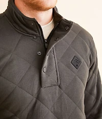 Quilted Quarter Snap Pullover