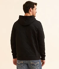 Diamond Quilt Hooded Sweatshirt