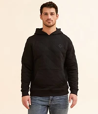 Diamond Quilt Hooded Sweatshirt