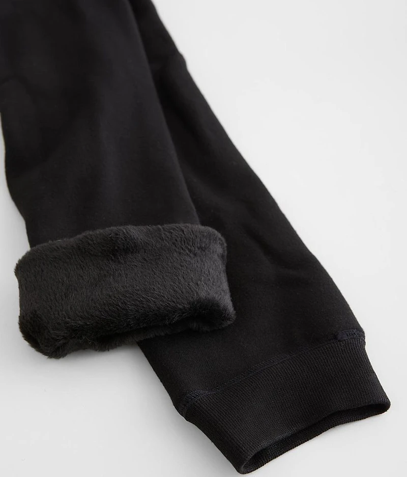 Girls - Faux Fur Lined Leggings