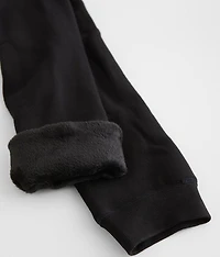 Girls - Faux Fur Lined Leggings