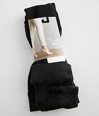 Girls - Faux Fur Lined Leggings