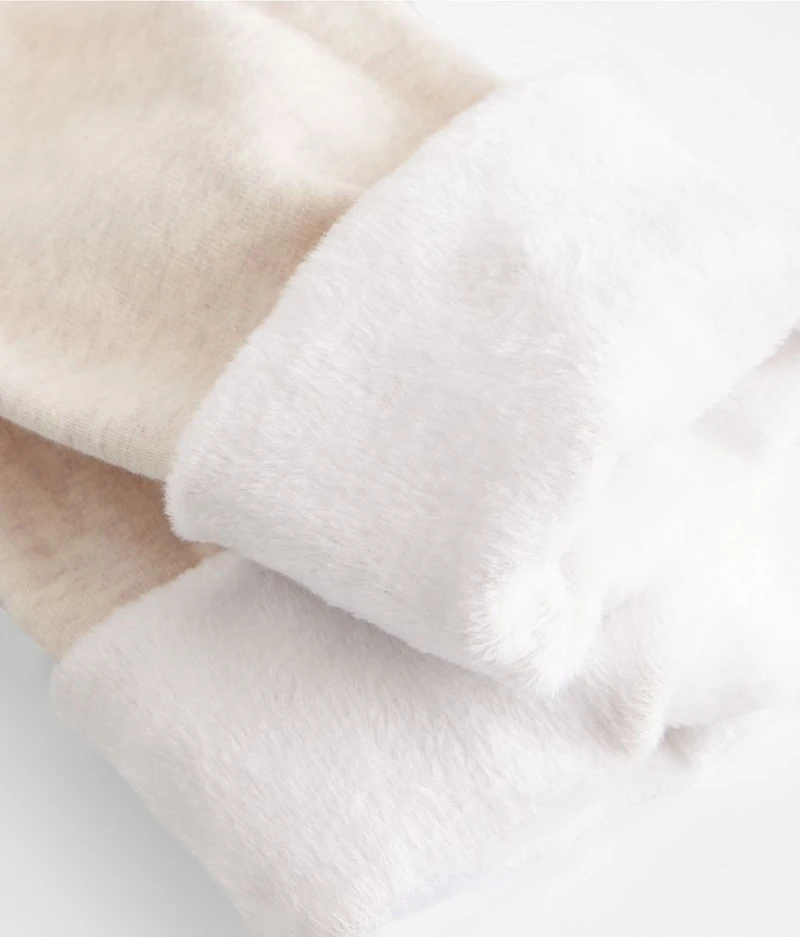 Girls - Faux Fur Lined Leggings