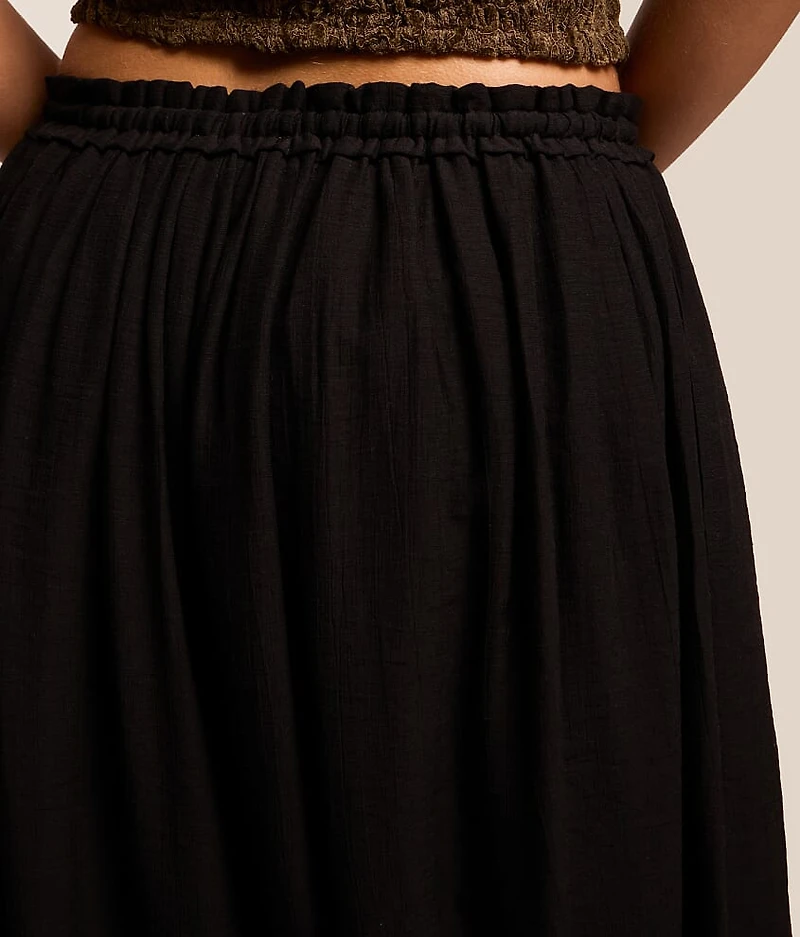 Cropped Lace Balloon Pant
